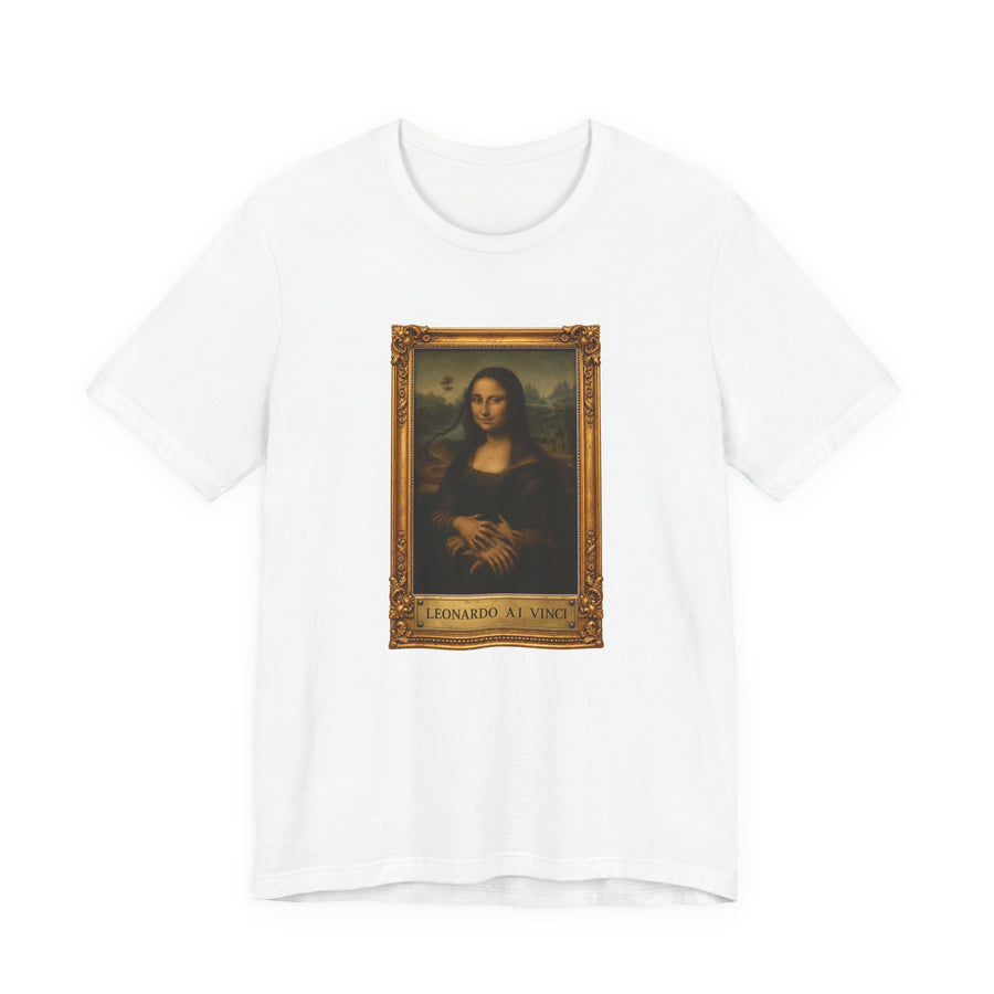 Leonardo A.I. Vinci - Funny Mona Lisa T-shirt