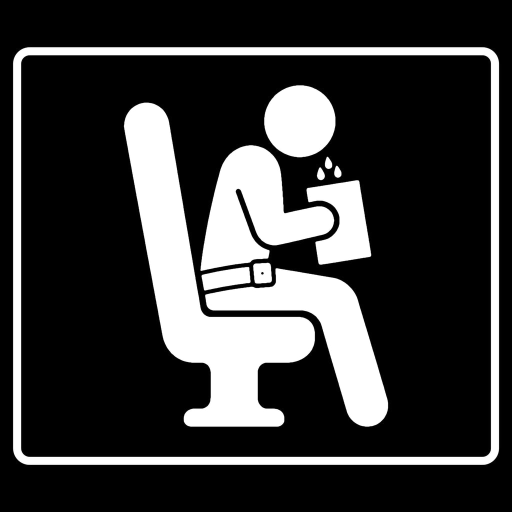 Warning I Get Airsick - Hoodie drôle de voyage