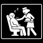 Wake Me for Meal Service - Hoodie drôle de voyage