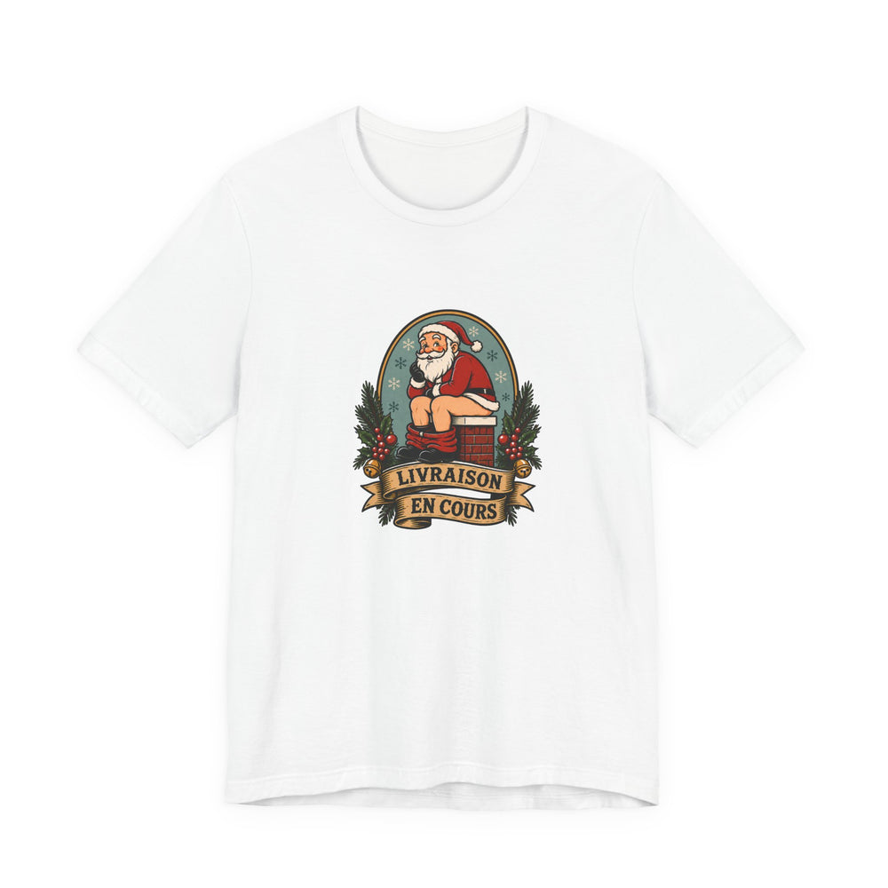 Livraison en cours - T-shirt drôle Père Noël