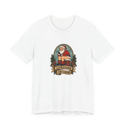 Livraison en cours - T-shirt drôle Père Noël