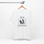 Wake Me for Meal Service - T-shirt drôle de voyage
