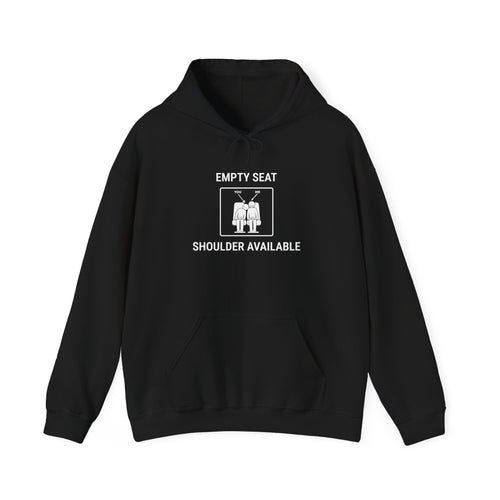 Empty Seat Shoulder Available - Hoodie drôle de voyage