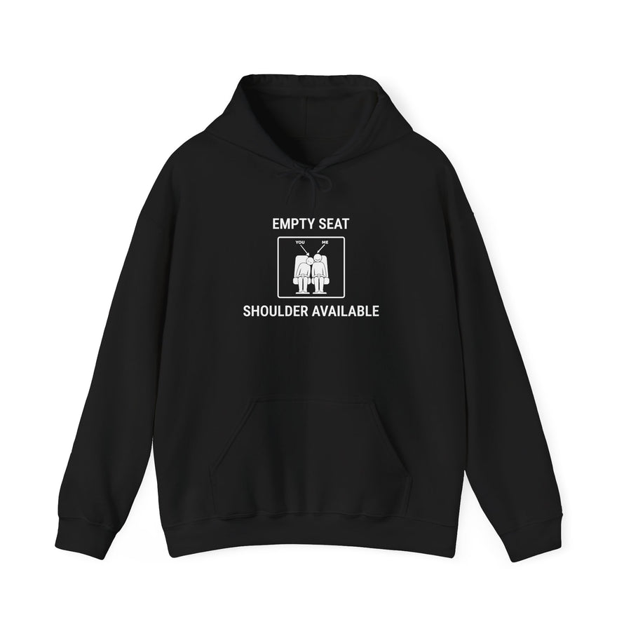Empty Seat Shoulder Available - Funny Travel Hoodie